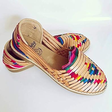 mexican sandals colorful