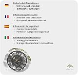 Garden Mile Vintage Open Face Green Wall Clock 30cm Outdoor Waterproof Clock view 3