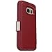OTTERBOX Strada Series Leather Wallet Case for Samsung Galaxy S7 - Frustration FRĒe Packaging - Ruby Romance (Flame RED/Flame Leather)