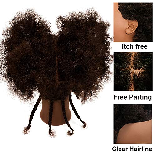 Afro Kinky Curly Hair Mannequin Head with 100% Human Hair ...