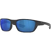 Costa Del Mar Sunglasses for Men -Whitetip Mens Polarized Sunglasses - Fishing, Boating & Beach UV Protection - Size 58, 580P