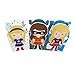 Super Hero Girl Party Favor Treat Boxes, 24pcs Assorted Birthday Party Goodie Boxes