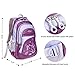 Vbiger Girl's & Boy's Backpack for Middle School Cute Bookbag Outdoor Daypack (Purple 1)
