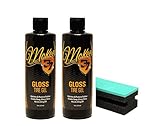 McKee's 37 Gloss Tire Gel, 2 Pack Applicator Combo