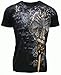 Konflict NWT Men's Knights Templar V-Neck Graphic Designer MMA Muscle T-Shirt! Black