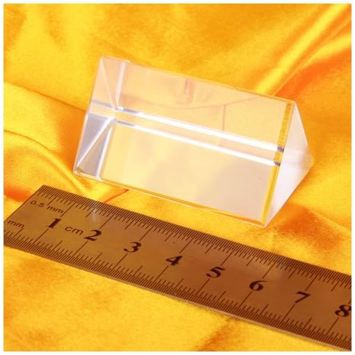 Physics Teaching Precision Optical Glass Prism--Can Reflect Seven-Color Sunlight / Often Used to Teach Children to Explore the Mysteries of Light, Stimulate A Child's Thirst for Knowledge - Image 8