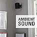 Sanus Wireless Speaker Wall Mount for Sonos ONE - Tool Free Tilt & Swivel Adjustments For Best Audio - Single (black) - WSWM21-B1