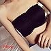 GUAngqi Women Bra Tube Top Anti-light Cloth Lace Cross Without Straps,Black