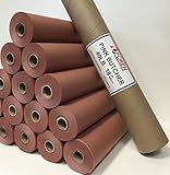 Pink/Peach Butcher Paper Roll 18" X 150' in Durable Carry Tube