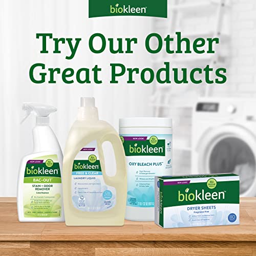 Biokleen Free & Clear Natural Laundry Detergent 150 Loads Powder