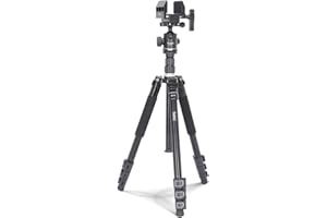Fooletu Shooting Tripod Hunting Shooting Stick Gun Rifle Rest with Shooting Saddle Clamp and 360° Rotate Ball Head, Height Ad