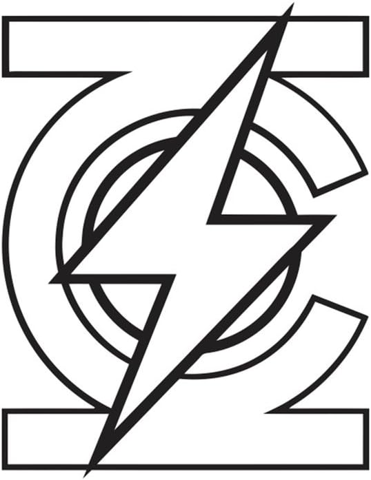 Sheldon Cooper Green Lantern Flash Logo 2 - Vinyl Decal