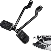WOWTK Heel Toe Shift Pegs Front &amp; Rear Levers w/Shifter Pegs for FL Softail | for 86-17 FL Softail 88-25 Touring Road King Road Glide Street Glide Electra Glide Trike Black