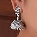 Jaipur Mart Oxidised Plated Jhumka Indian Unique Ethenic Bollywood Earrings Jewellery