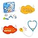 Nuoke Kids Doctor Kit, Kids Pretend Play Doctor Toy with Heartbeat Sound Stethoscope, Durable Medical Play Set Equipment in a Solid Carrying Case, Educational Medical Kits for Kids Toddler Girls Boys