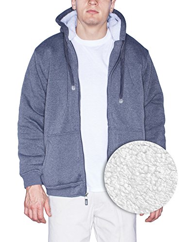 big ball sports sherpa lined hooded jacket