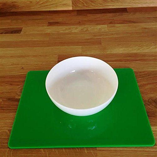 Super Cool Creations Placemats - Rectangular - Bright Green - 4 Set - Large