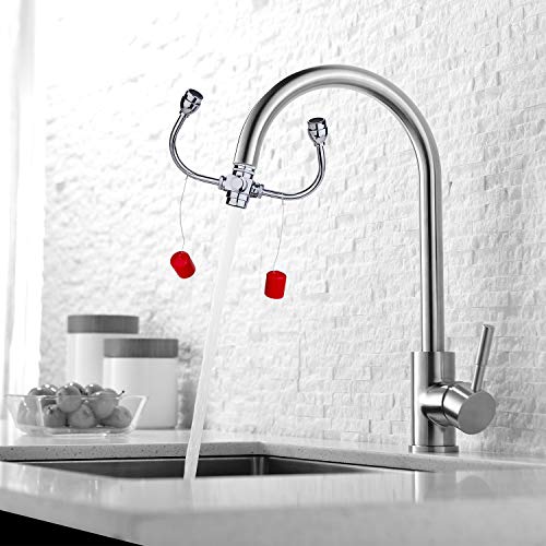 image for Beauty Kate Eye Wash Station, Emergency Eyewash Stations Faucet Mounte