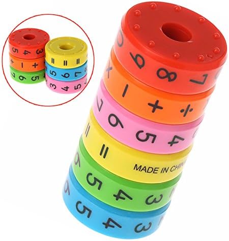 6PCS Magnetic Arithmetic Mathematics Educational Maths Learning Toys For Children Baby Brain Development