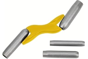 Brick Jointer Tool Set With 4 Sizes 1/2 5/8 3/4 7/8 Inch, Ergonomic Steel Handle Masonry Gap Finisher, Lightweight Bricklayin