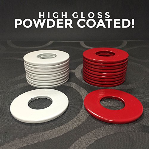 BoltsandNuts.com (24) Powder Coated Replacement 2-1/2" Washer Toss Pitching Game Washers - High Gloss!