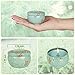 TQQFUN Scented Candles Gift Set Natural Soy Wax, Colored Wax Portable Travel Tin Candle, Jasmine, Rose, Vanilla, Lemongrass for Stress Relief, Food Grade Flavor Aromatherapy Candles – 4 Packthumb 3