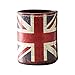 LINKWELL 1PC Antique UK Union Jack PU Leather Pencil Pen Holder Desk Organizer PH10