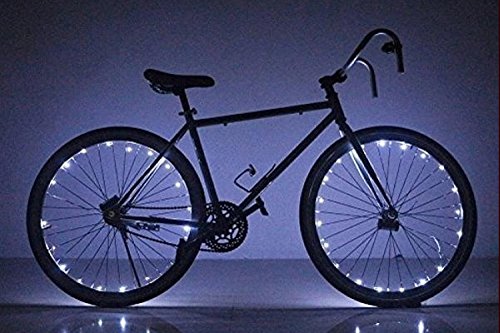 Bicycle Wheel Lights - Ultra Bright Waterproof LED by Oceanstar (White)