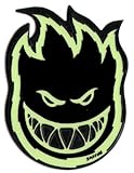Spitfire Wheels - Bighead Bolts GLOW IN THE DARK Skateboard Sticker - New Green