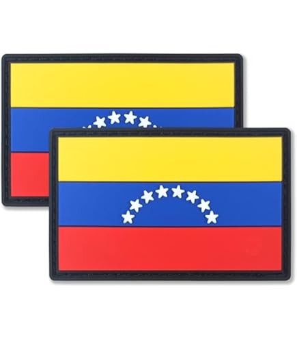 Toppe Bandiera Venezuela Bracciale Toppa Ricamata Gancio E Anello Ferro - Foto 12