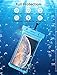 Mpow Waterproof Case, Waterproof Cellphone Dry Bag Full Transparency IPX8 Universal Phone Pouch Compatible for iPhone Xs Max/XS/XR/X/8, Galaxy S10/S10 Plus/S10e/S9, Note 9, Google up to 6.5