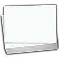 Hamilco White Cardstock Blank Index Flash Note & Post Cards - Flat 5 X 7" Thick Paper 65 lb Card Stock for Printer - 100 Pack