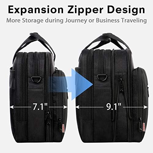 17 Inch Laptop Bag, Large Business Briefcase for Men Women, Taygeer Travel Laptop Case Shoulder Bag, Waterproof Expandable Computer Messenger Bag, Durable Carrying Case Fits 17 in Laptop and Notebook 4 17 Inch Laptop Bag, Large Business Briefcase for Men Women, Taygeer Travel Laptop Case Shoulder Bag, Waterproof Expandable Computer Messenger Bag, Durable Carrying Case Fits 17 in Laptop and Notebook