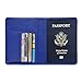 ACdream Passport Holder and Vaccine Card Holder Combo, Cover Wallet, Leather Travel Documents Organizer Protector, RFID Blocking, for Women/Men