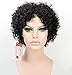 MyNiceHair-Pure Human Hair Non Lace Short Curly Wigs for Black Women (1B#)