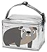 3 Sprouts Lunch Bag, Bulldog, Grey