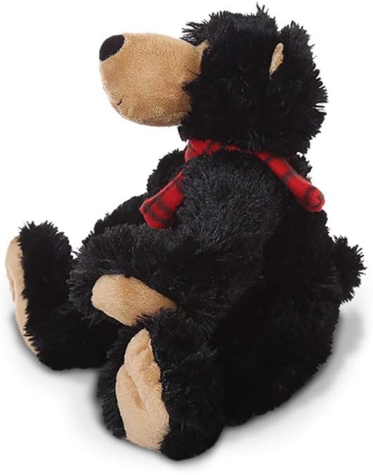 AMERLL Soft Teddy Bear Stuffed Animal Plush Bear Durable Stuffed Animal Teddy Bear Plush Toy Gifts for Toddler Girls Kids,Black,9.4 inches: Toys & Games
