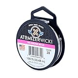 Genuine AtomizerWick Nichrome 80 Series 28 Gauge Resistance Wire - 100ft, 50ft & 25ft Spools Available (100ft)