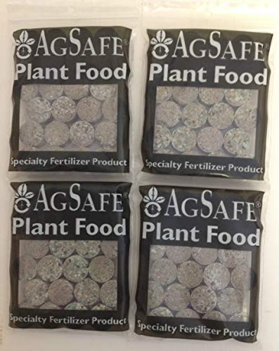 Custom Pro AgSafe Aquatic Fertilizer Tablets for Pond & Water Garden Plants Promote Plant Health, Flowering and Growth (4 Pack/96 Tablets)