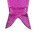 TFJH E 3PCS Kids Girls Swimsuits Bikini Bathing Fish Tail Set Blue HotPink 140