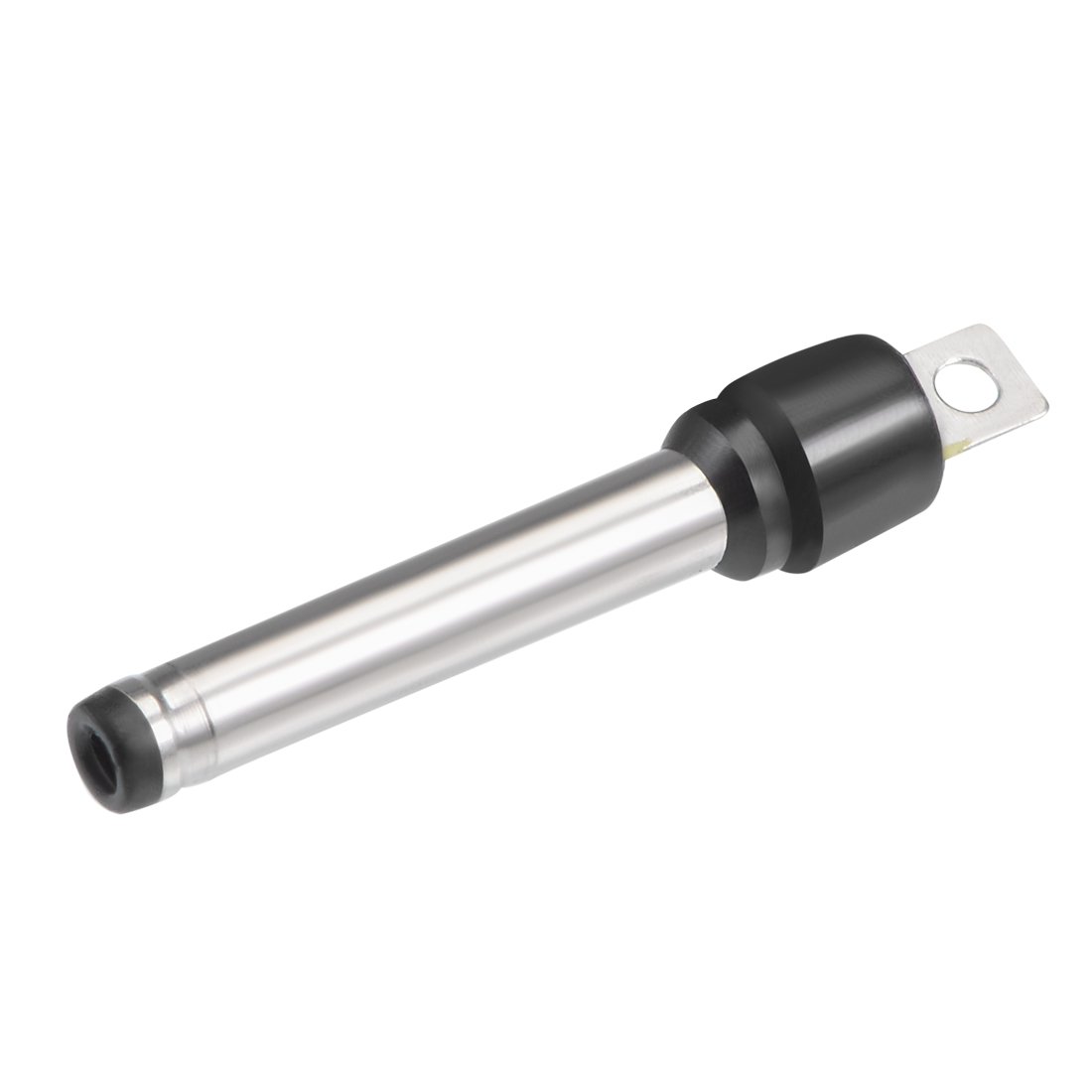 sourcing map 200Pcs DC Male Connector 2.0mm x 0.6mm Power Cable Jack Adapter Silver Tone