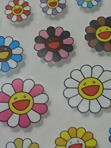 Amazon 村上隆 Murakami Takashi カイカイキキ ステッカー シール Kaikaikiki お花 Flower ゆず かいかいきき 五百羅漢図展 Bigbang ヴィトン アイドル 芸能人グッズ 通販