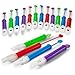 Kicko Slide Whistle Instrument - Pack of 16-4 Inch Assorted Colors Fun and Cool Noise Makers for Kids Boys and Girls, Bulk Party Favors, Bag Stuffers, Novelty Toy, School Prizes