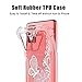 Thonzer Galaxy S20 Case, Flower Pattern Clear Armor Slim Soft TPU Frosted Bezel Air Cushion Bumper Shockproof Protective Floral Cover for Samsung Galaxy S20 5G 6.2 Inch (Lace Flower)