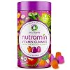 NUTRAMIN Daily Vegan Keto Multivitamin Gummies Vitamin C, D3, and Zinc for Immunity, Plant-Based, Sugar-Free, Nut-Free…