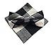 Elfeves Men Beige Black Bow Ties Accessory Set Wool Blend Great Fashion Neckties