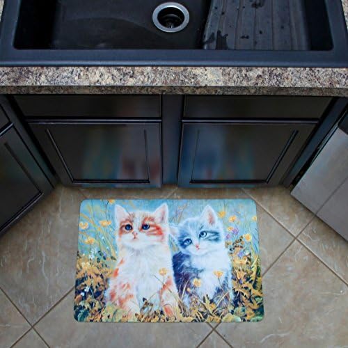 Old Home Kitchen Wipe Your Paws Cushioned Anti Fatigue Kitchen Floor Mat, Bath Mat. 27"x18"