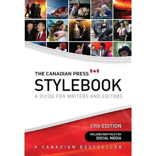 The Canadian Press Stylebook A Guide For Writers And Editors James Mccarten 9780920009505 Amazon Com Books