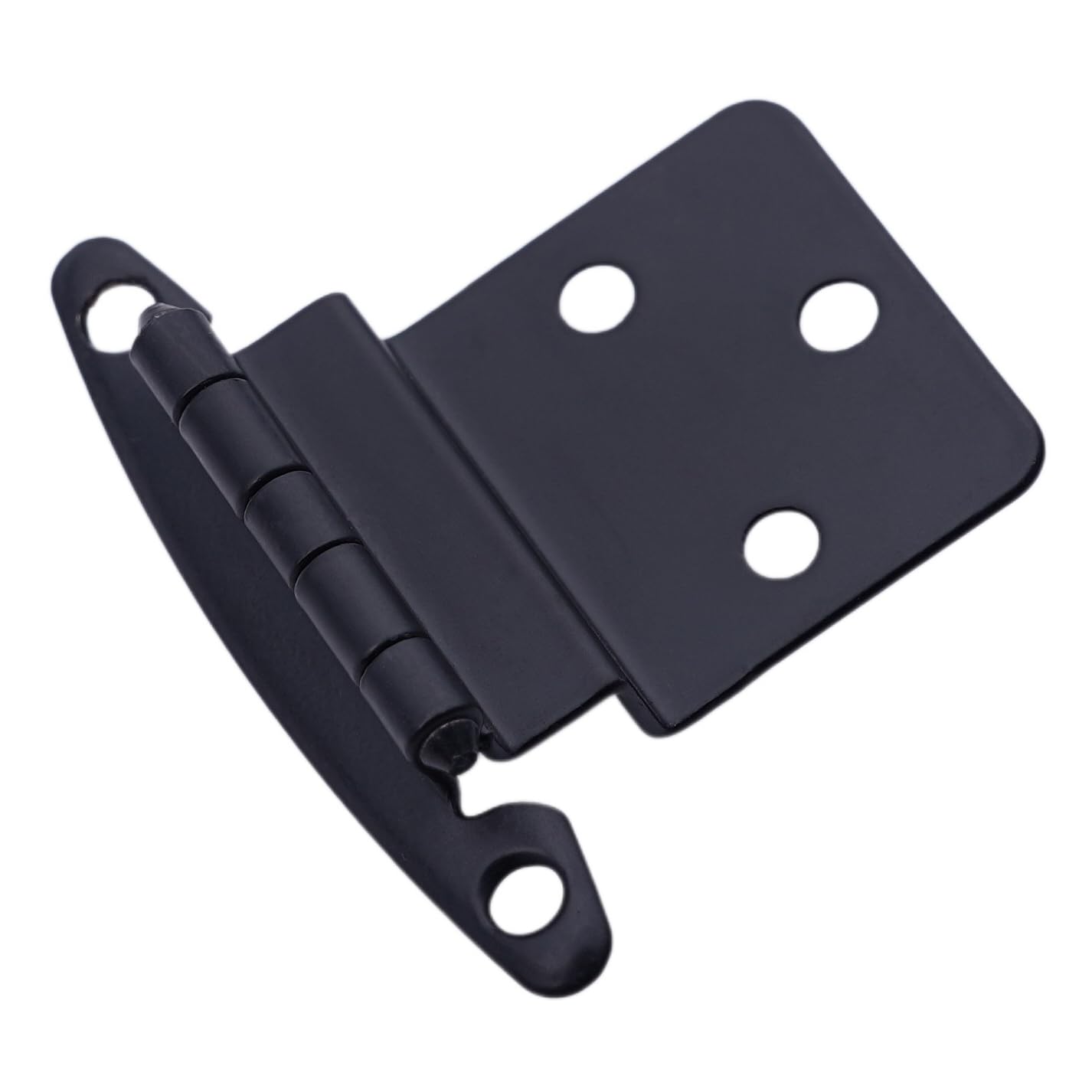 Photo 1 of Decobasics Free Swinging 3/8" Inset Cabinet Hinges Black (50 Pack /25 Pair) for Kitchen Cabinet Doors -Come with Upgraded Matching Screw & Quiet Soft Close Bumper