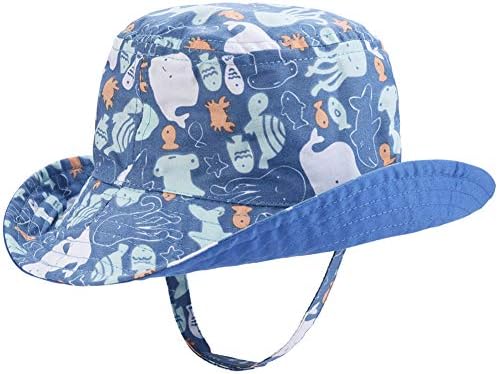 Baby Sun Hat Double Sides - Toddler Sun Hat UPF 50+ Kids Summer Play Bucket Cap